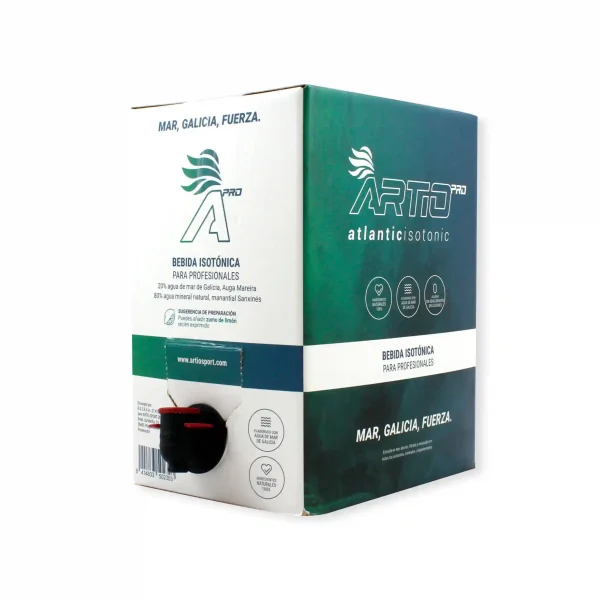 Bag in box 5L de bebida isotónica Artio Pro 20% agua de mar